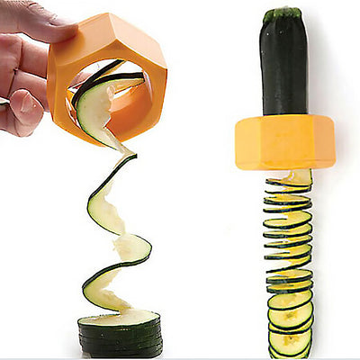 Spiral Vegetable Cutter – Cucumber & Fruit Slicer Kitchen Gadget